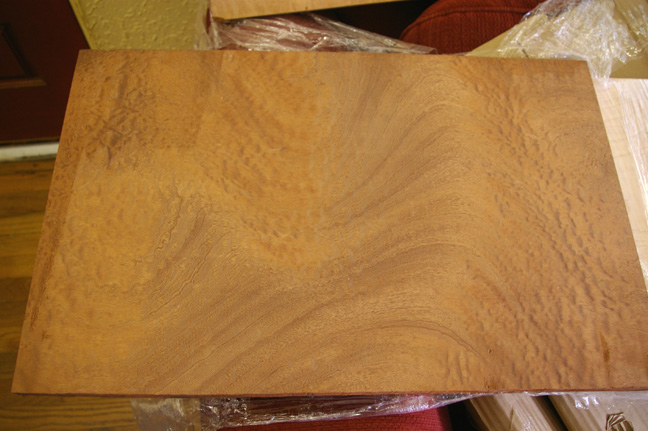 Solid Sapele Back