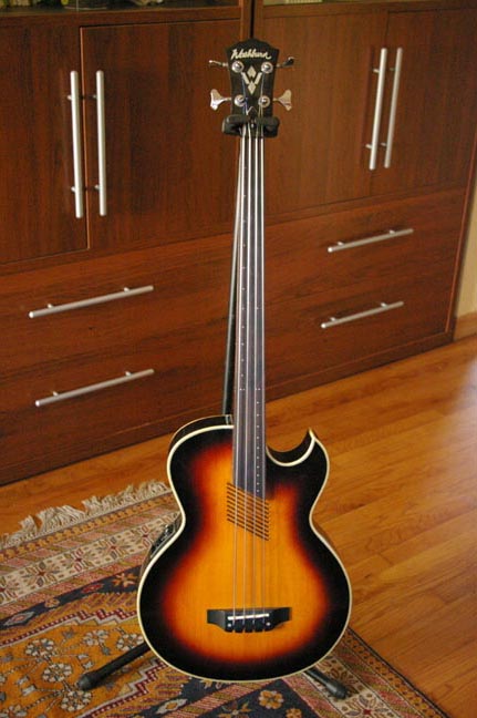 Washburn Fretless Acoustic Bass