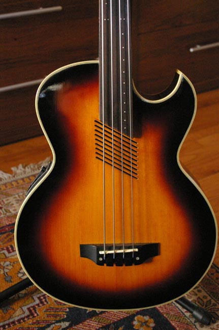 Washburn Fretless Acoustic Bass